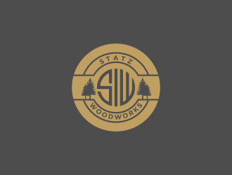 Statz Woodworks logo design by vuunex