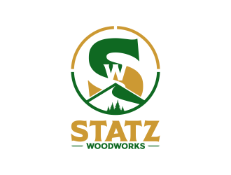 Statz Woodworks logo design by ekitessar