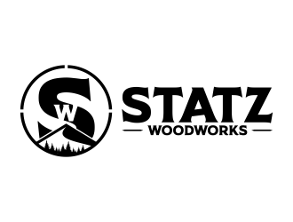 Statz Woodworks logo design by ekitessar