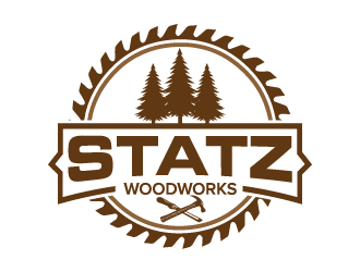 Statz Woodworks logo design by jaize