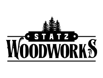 Statz Woodworks logo design by daywalker