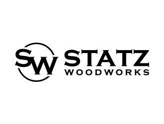 Statz Woodworks logo design by lexipej