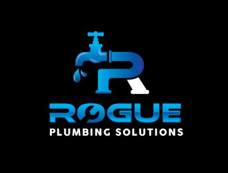 Rogue Plumbing Solutions logo design by Conception