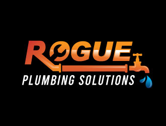 Rogue Plumbing Solutions logo design by Conception