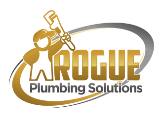 Rogue Plumbing Solutions logo design by M J