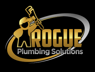 Rogue Plumbing Solutions logo design by M J