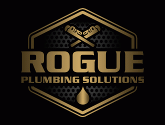 Rogue Plumbing Solutions logo design by Bananalicious