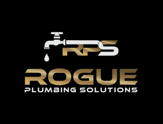 Rogue Plumbing Solutions logo design by MUNAROH