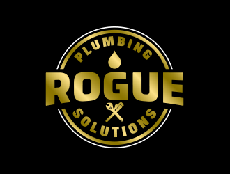 Rogue Plumbing Solutions logo design by keylogo