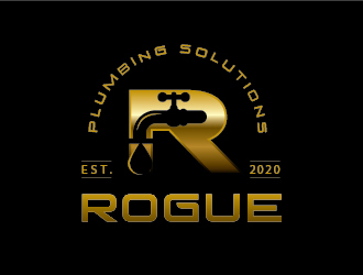 Rogue Plumbing Solutions logo design by il-in