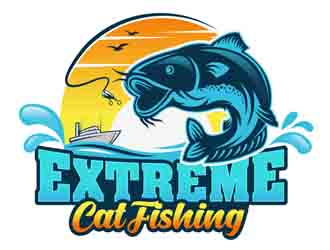 Extreme CatFishing logo design by DreamLogoDesign