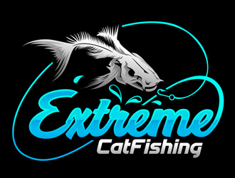 Extreme CatFishing logo design by DreamLogoDesign