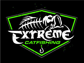 Extreme CatFishing logo design by REDCROW
