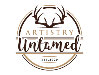 Artistry Untamed  logo design by akilis13