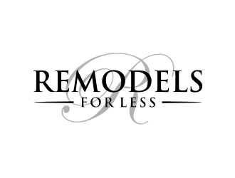 Remodels for Less logo design by vostre