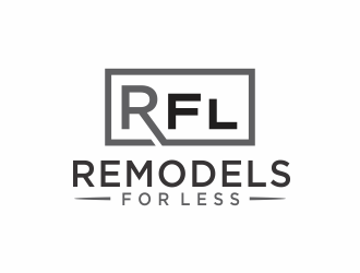 Remodels for Less logo design by santrie
