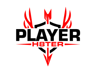 Player H8ter  logo design by ElonStark