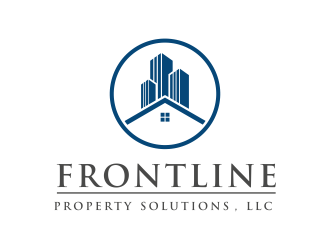 Frontline Property Solutions , LLC  logo design by dodihanz