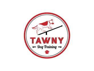 Tawny Dog Training logo design by NadeIlakes
