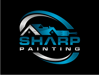 Sharp Painting  logo design by Artomoro