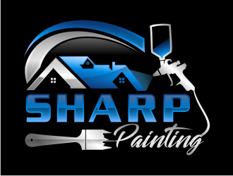 Sharp Painting  logo design by Artomoro