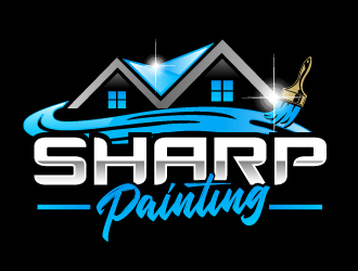Sharp Painting  logo design by ElonStark