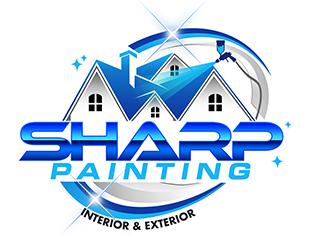 Sharp Painting  logo design by 3Dlogos