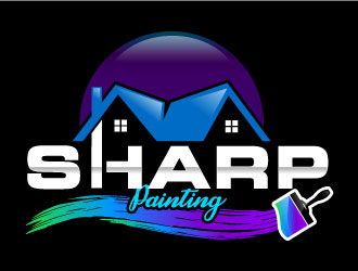 Sharp Painting  logo design by Suvendu