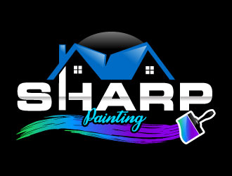 Sharp Painting  logo design by Suvendu