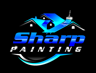 Sharp Painting  logo design by Suvendu
