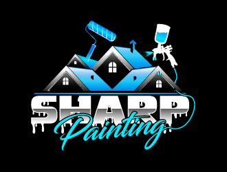 Sharp Painting  logo design by Suvendu