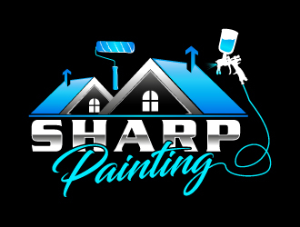 Sharp Painting  logo design by Suvendu