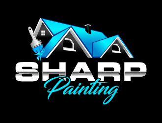 Sharp Painting  logo design by Suvendu