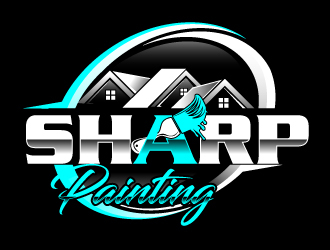 Sharp Painting  logo design by Suvendu