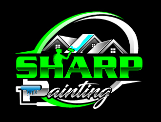 Sharp Painting  logo design by Suvendu