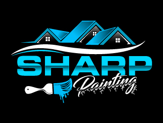 Sharp Painting  logo design by Suvendu