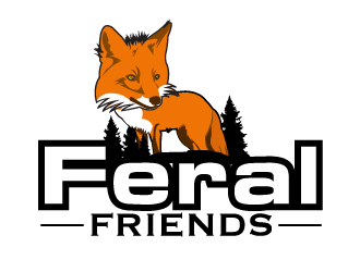 Feral Friends logo design by ElonStark