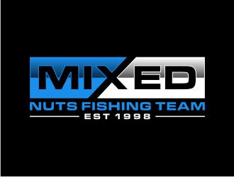 Mixed nuts fishing team logo design by puthreeone