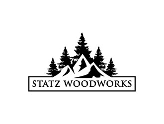 Statz Woodworks logo design by CreativeKiller