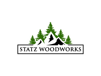 Statz Woodworks logo design by CreativeKiller