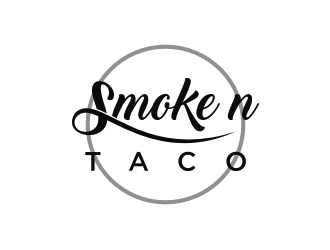 Smoke n Taco  logo design by mbamboex
