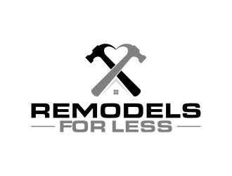 Remodels for Less logo design by DeyXyner