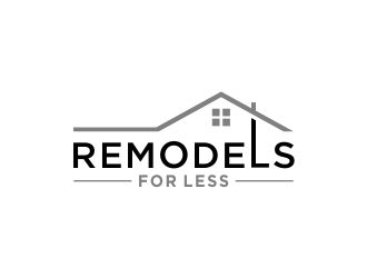 Remodels for Less logo design by bismillah