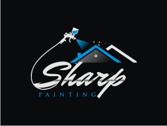 Sharp Painting  logo design by KQ5