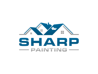 Sharp Painting  logo design by Humhum
