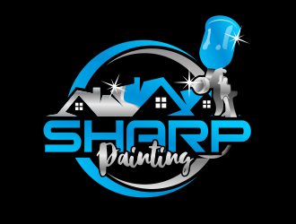 Sharp Painting  logo design by serprimero