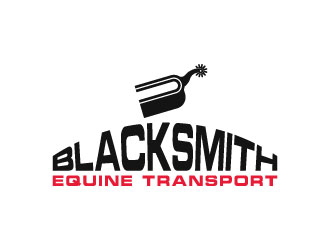 Blacksmith Equine Transport logo design by aryamaity