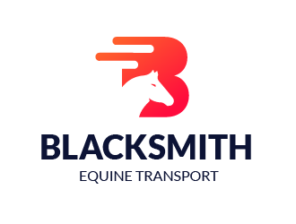 Blacksmith Equine Transport logo design by czars