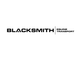 Blacksmith Equine Transport logo design by puthreeone