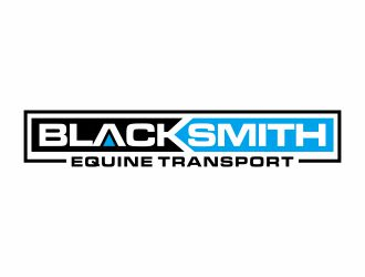Blacksmith Equine Transport logo design by josephira